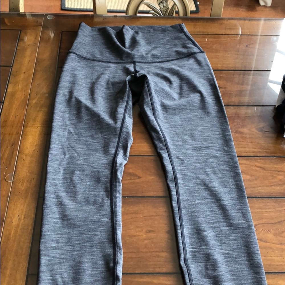 Lululemon gray leggings- 28”